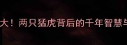双虎成语大两只猛虎背后的千年智慧与生存法则