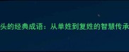 50个姓氏开头的经典成语从单姓到复姓的智慧传承与学习指南