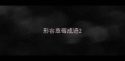 形容草莓成语
