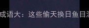 常见误区窃与盗成语大这些偷天换日鱼目混珠竟被误用10年