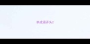祟成语开头