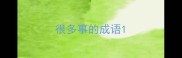 很多事的成语