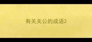 有关关公的成语