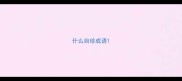 什么自珍成语