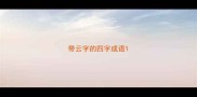带云字的四字成语