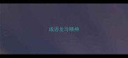 成语龙马精神