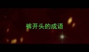 裤开头的成语