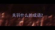 关羽什么的成语