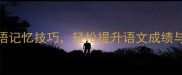 掌握这7大成语记忆技巧轻松提升语文成绩与职场表达力