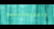 想的成语有哪些成语大全