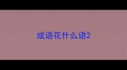 成语花什么语