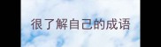 很了解自己的成语