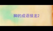 脚的成语接龙