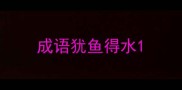成语犹鱼得水