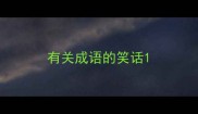 有关成语的笑话