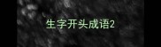 生字开头成语
