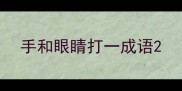 手和眼睛打一成语