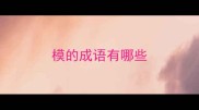 模的成语有哪些