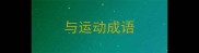 与运动成语