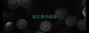 语文高中成语