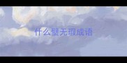 什么璧无瑕成语
