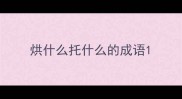 烘什么托什么的成语