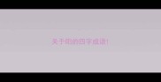 关于阳的四字成语