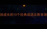 适合表扬男孩成长的10个经典成语及教育场景应用指南