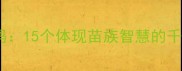 苗语成语的文化密码15个体现苗族智慧的千年传承与学习指南