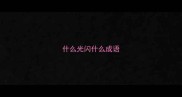 什么光闪什么成语