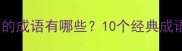 一束的束的成语有哪些10个经典成语及用法