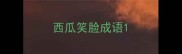 西瓜笑脸成语