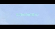 乱用成语的看法