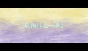 成语什么一身