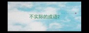 不实际的成语