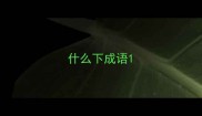 什么下成语