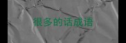 很多的话成语