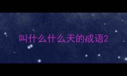 叫什么什么天的成语